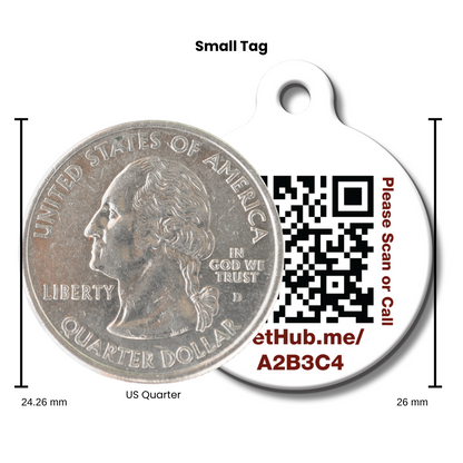 PetHub QR Pet ID Tag – Original Get Me Home Club