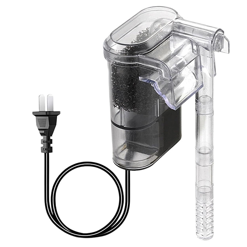 New USB - powered hanging aquarium filter, 2.5W, 250L/H. Ideal for aquariums under 30cm. Mini size.