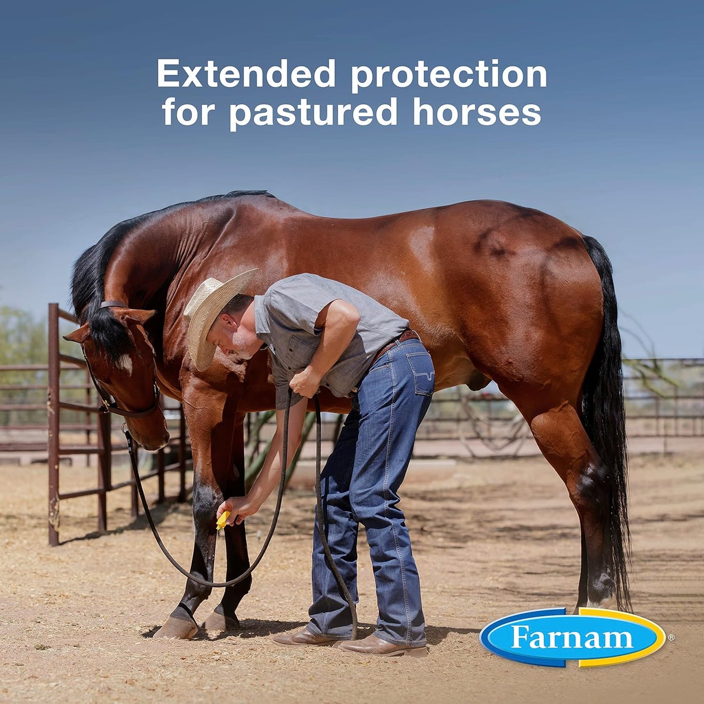 Farnam Equi-Spot Fly Control Horses 3-Pack Waterproof Kills Flies Ticks 6 Weeks
