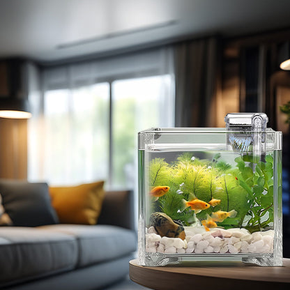 New USB - powered hanging aquarium filter, 2.5W, 250L/H. Ideal for aquariums under 30cm. Mini size.