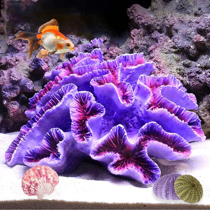 Aquarium Coral Decor Artificial Fish Tank Ornament Colorful Resin